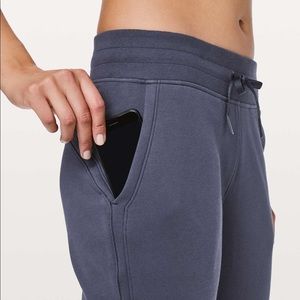 LULULEMON CADET BLUE WARN DOWN JOGGER